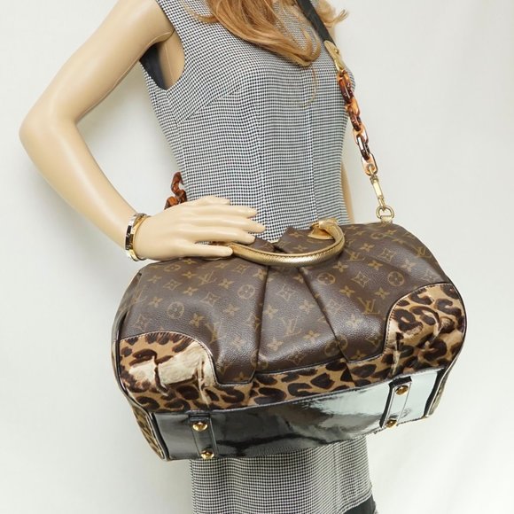 Auth Louis Vuitton Stephen Leopard Bag #4123L11 - Picture 2 of 15